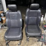 2012 Dodge Ram 1500 Limited Black Leather Heated & Ventilated Bucket Seats | Fits 2009–2012 Ram 1500 2500 3500