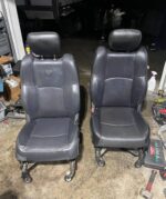 2012 Dodge Ram 1500 Limited Black Leather Heated & Ventilated Bucket Seats | Fits 2009–2012 Ram 1500 2500 3500