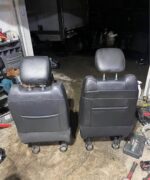 2012 Dodge Ram 1500 Limited Black Leather Heated & Ventilated Bucket Seats | Fits 2009–2012 Ram 1500 2500 3500 - Image 2