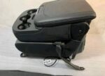 Black Dodge Ram 2500 Center Console Jump Seat with Storage & Cup Holders
