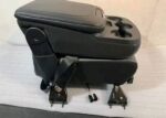 Black Dodge Ram 2500 Center Console Jump Seat with Storage & Cup Holders - Image 2
