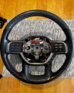 2019–2024 Dodge Ram 2500 Custom Carbon Fiber Steering Wheel - Image 2
