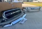 Chrome Front Body Parts for RAM 1500 – Grille, Steel Bumper & Grille Surround - Image 2