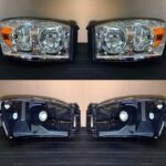 Headlight assembly for 2007-2008 Dodge Ram 1500 pickup replacement