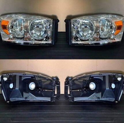 Headlight assembly for 2007-2008 Dodge Ram 1500 pickup replacement