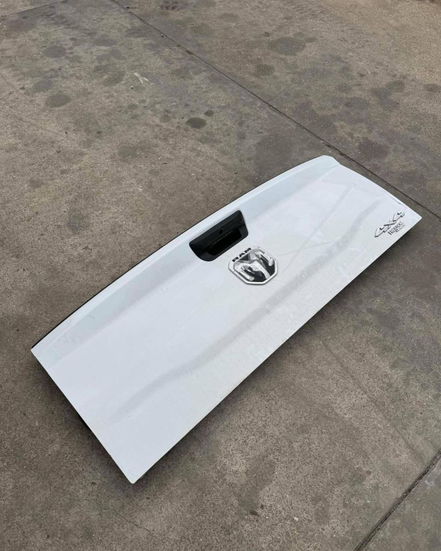 White OEM tailgate for 2019-2026 Ram 1500 2500 3500 trucks replacement part