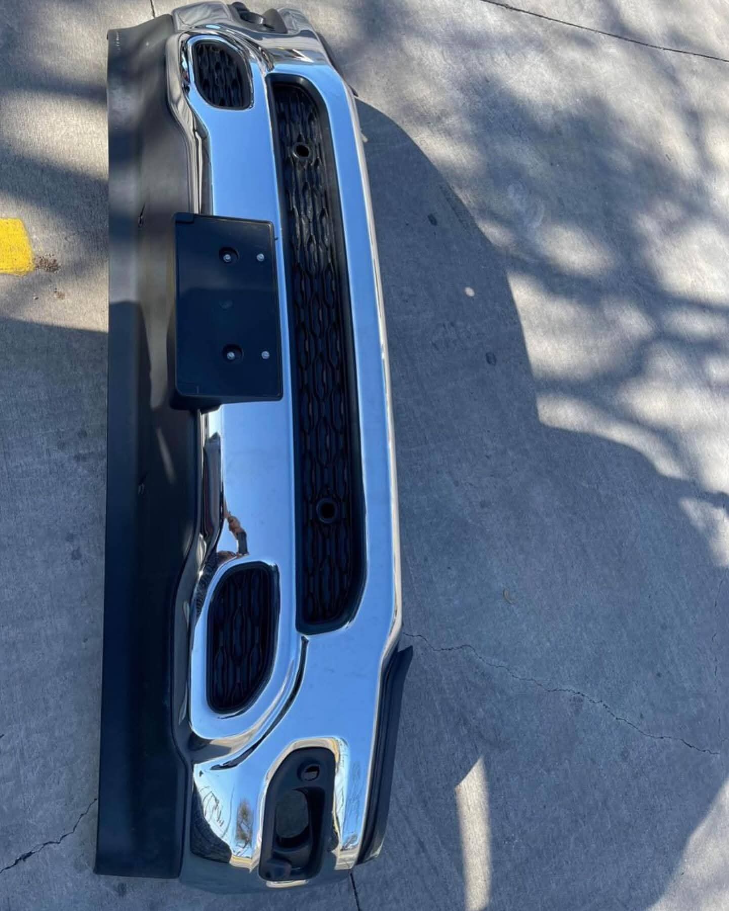 WhatsApp Image 2026-07-16 at 9.43.15 PM 2019–2024 Dodge Ram 1500 Chrome & Black Front Grille Assembly - Image 1